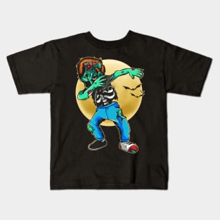 Zombie Dab Trapper Kid Kids T-Shirt